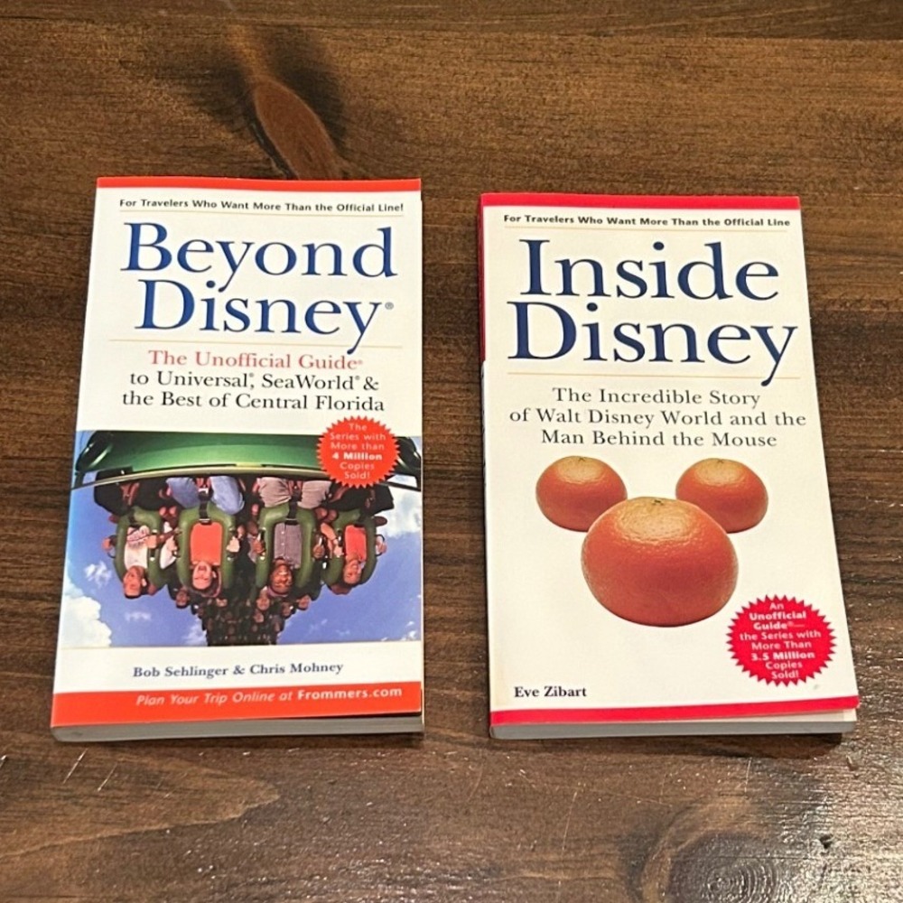 Beyond Disney & Inside Disney Unofficial Guide Books Universal SeaWorld Florida‎